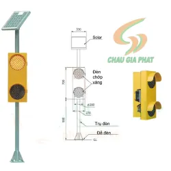 Đèn Cảnh Báo Chớp Vàng Đầu Đảo