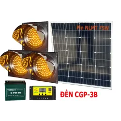 Đèn NLMT Cảnh Báo Chớp Vàng CGP-3 Bóng