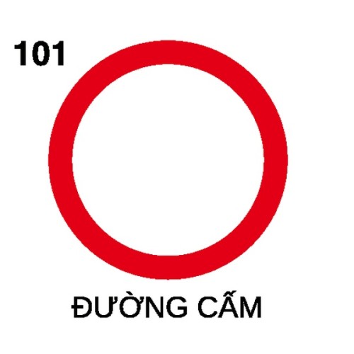 Biển báo cấm P.101 – Đường cấm | Nhà Sản Xuất Châu Gia Phát