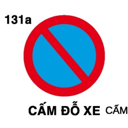 Biển báo cấm P.131a – Cấm đỗ xe | Nhà Sản Xuất Châu Gia Phát