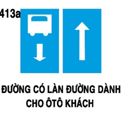 Biển chỉ dẫn I.413a – Đường có làn dành cho xe buýt | Châu Gia Phát Biển chỉ dẫn I.413a – Đường có làn dành cho xe buýt | Châu Gia Phát