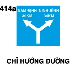 Biển chỉ dẫn I.414a – Chỉ hướng đường (một chiều rẽ phải) | Châu Gia Phát Biển chỉ dẫn I.414a – Chỉ hướng đường (một chiều rẽ phải) | Châu Gia Phát