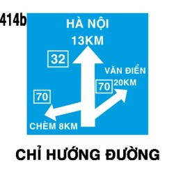 Biển chỉ dẫn I.414b – Chỉ hướng đường (nhiều chiều) | Châu Gia Phát Biển chỉ dẫn I.414b – Chỉ hướng đường (nhiều chiều) | Châu Gia Phát