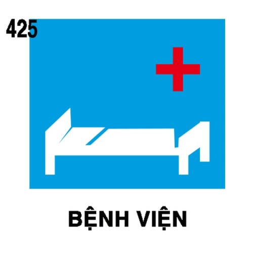 Biển chỉ dẫn I.425 – Bệnh viện | Nhà Sản Xuất Châu Gia Phát