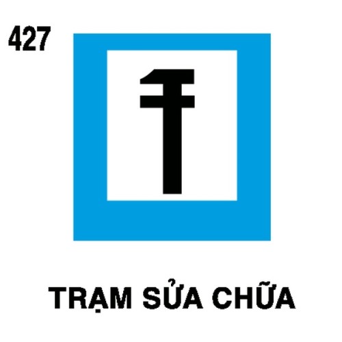 Biển chỉ dẫn I.427 – Trạm sửa chữa | Châu Gia Phát