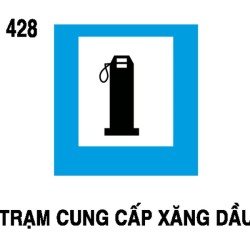 Biển chỉ dẫn I.428 – Trạm cung cấp xăng dầu | Châu Gia Phát Biển chỉ dẫn I.428 – Trạm cung cấp xăng dầu | Châu Gia Phát