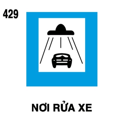 Biển chỉ dẫn I.429 – Nơi rửa xe | Nhà Sản Xuất Châu Gia Phát