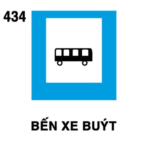 Biển chỉ dẫn I.434 – Bến xe buýt | Châu Gia Phát