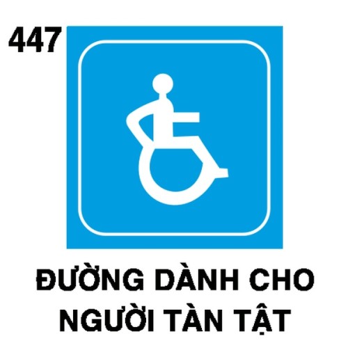 Biển chỉ dẫn I.447 – Đường dành cho người tàn tật | Châu Gia Phát