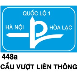 Biển chỉ dẫn I.448a – Cầu vượt liên thông | Châu Gia Phát Biển chỉ dẫn I.448a – Cầu vượt liên thông | Châu Gia Phát