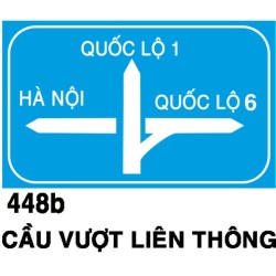 Biển chỉ dẫn I.448b – Cầu vượt liên thông (hướng khác) | Châu Gia Phát Biển chỉ dẫn I.448b – Cầu vượt liên thông (hướng khác) | Châu Gia Phát