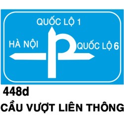 Biển chỉ dẫn I.448d – Cầu vượt liên thông (phức hợp) | Châu Gia Phát Biển chỉ dẫn I.448d – Cầu vượt liên thông (phức hợp) | Châu Gia Phát