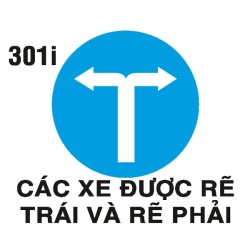 Biển hiệu lệnh R.301i – Hướng rẽ trái và rẽ phải | Châu Gia Phát