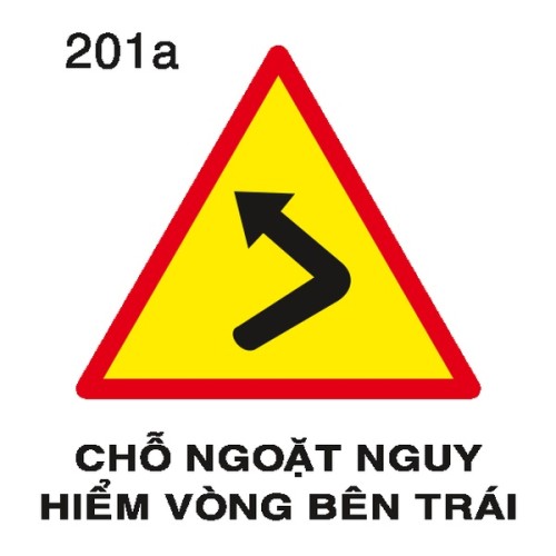 Biển báo nguy hiểm W.201a – Chỗ ngoặt nguy hiểm vòng bên trái | Châu Gia Phát Biển báo nguy hiểm W.201a – Chỗ ngoặt nguy hiểm vòng bên trái | Châu Gia Phát