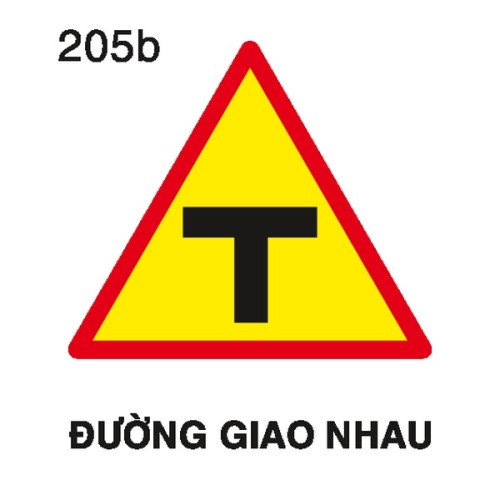 Biển báo nguy hiểm W.205b – Đường giao nhau (chữ T phải) | Châu Gia Phát Biển báo nguy hiểm W.205b – Đường giao nhau (chữ T phải) | Châu Gia Phát
