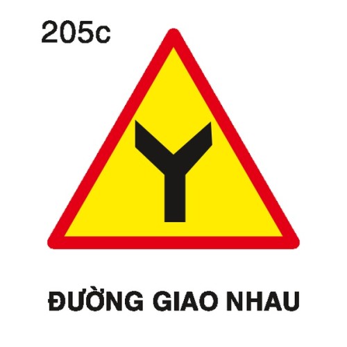 Biển báo nguy hiểm W.205c – Đường giao nhau (chữ Y) | Châu Gia Phát Biển báo nguy hiểm W.205c – Đường giao nhau (chữ Y) | Châu Gia Phát
