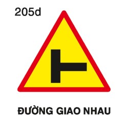 Biển báo nguy hiểm W.205d – Đường giao nhau (chữ T trái) | Châu Gia Phát Biển báo nguy hiểm W.205d – Đường giao nhau (chữ T trái) | Châu Gia Phát