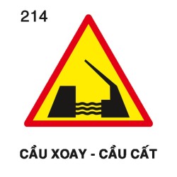 Biển báo nguy hiểm W.214 – Cầu xoay – cầu cắt | Châu Gia Phát Biển báo nguy hiểm W.214 – Cầu xoay – cầu cắt | Châu Gia Phát