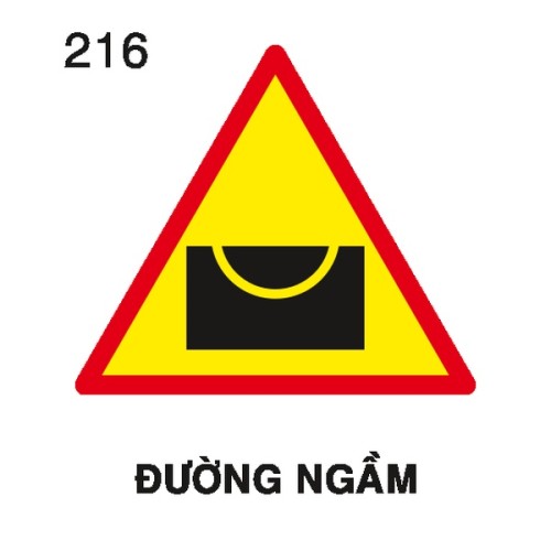 Biển báo nguy hiểm W.216 – Đường ngầm | Châu Gia Phát