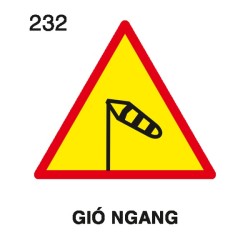 Biển báo nguy hiểm W.232 – Gió ngang | Châu Gia Phát Biển báo nguy hiểm W.232 – Gió ngang | Châu Gia Phát