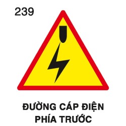Biển báo nguy hiểm W.239 – Đường cáp điện phía trên | Châu Gia Phát Biển báo nguy hiểm W.239 – Đường cáp điện phía trên | Châu Gia Phát