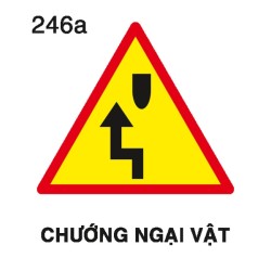 Biển báo nguy hiểm W.246a – Chướng ngại vật (vòng tránh hai bên) | Châu Gia Phát Biển báo nguy hiểm W.246a – Chướng ngại vật (vòng tránh hai bên) | Châu Gia Phát