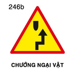 Biển báo nguy hiểm W.246b – Chướng ngại vật (vòng tránh sang trái) | Châu Gia Phát Biển báo nguy hiểm W.246b – Chướng ngại vật (vòng tránh sang trái) | Châu Gia Phát