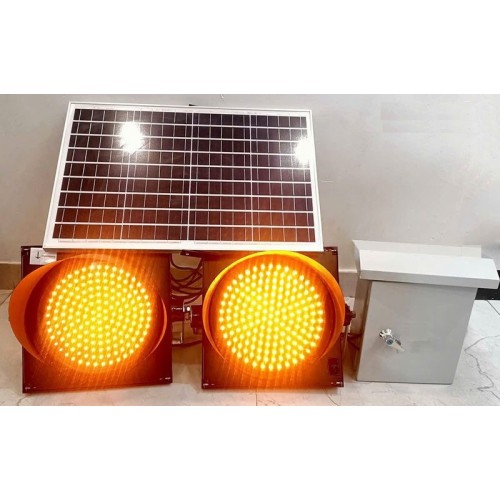 Đèn Chớp Vàng 2 Bóng D300 Năng Lượng Mặt Trời | Châu Gia Phát
