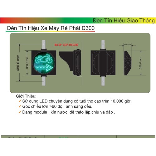 Đèn Tín Hiệu Xe Máy Rẽ Phải D300