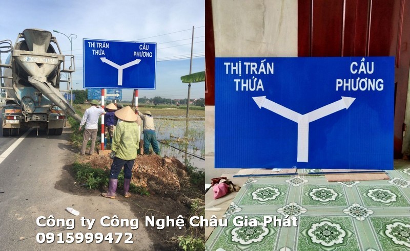 Biển báo chỉ dẫn kích thước lớn